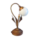 Vintage lamp golden iron flower