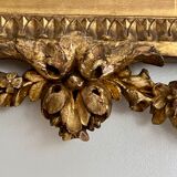 Miroir ancien en bois dorée XIXe siècle de style Louis XVI