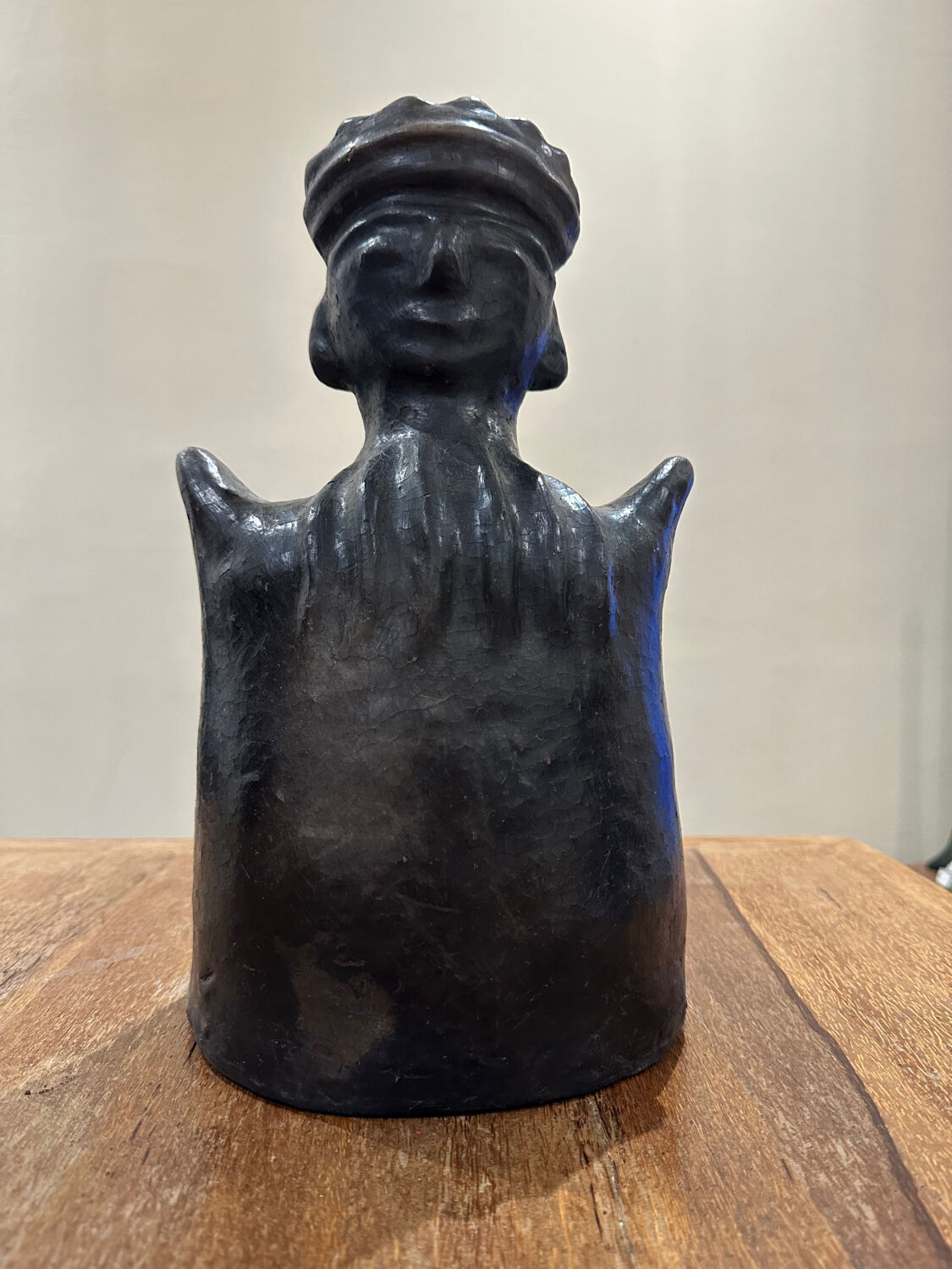 Handcrafted terracotta statuette