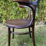 Viennese curved wood armchair JJ Kohn Bentwood