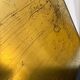 Antique gilded brass mirror (Egyptian craftsmanship)