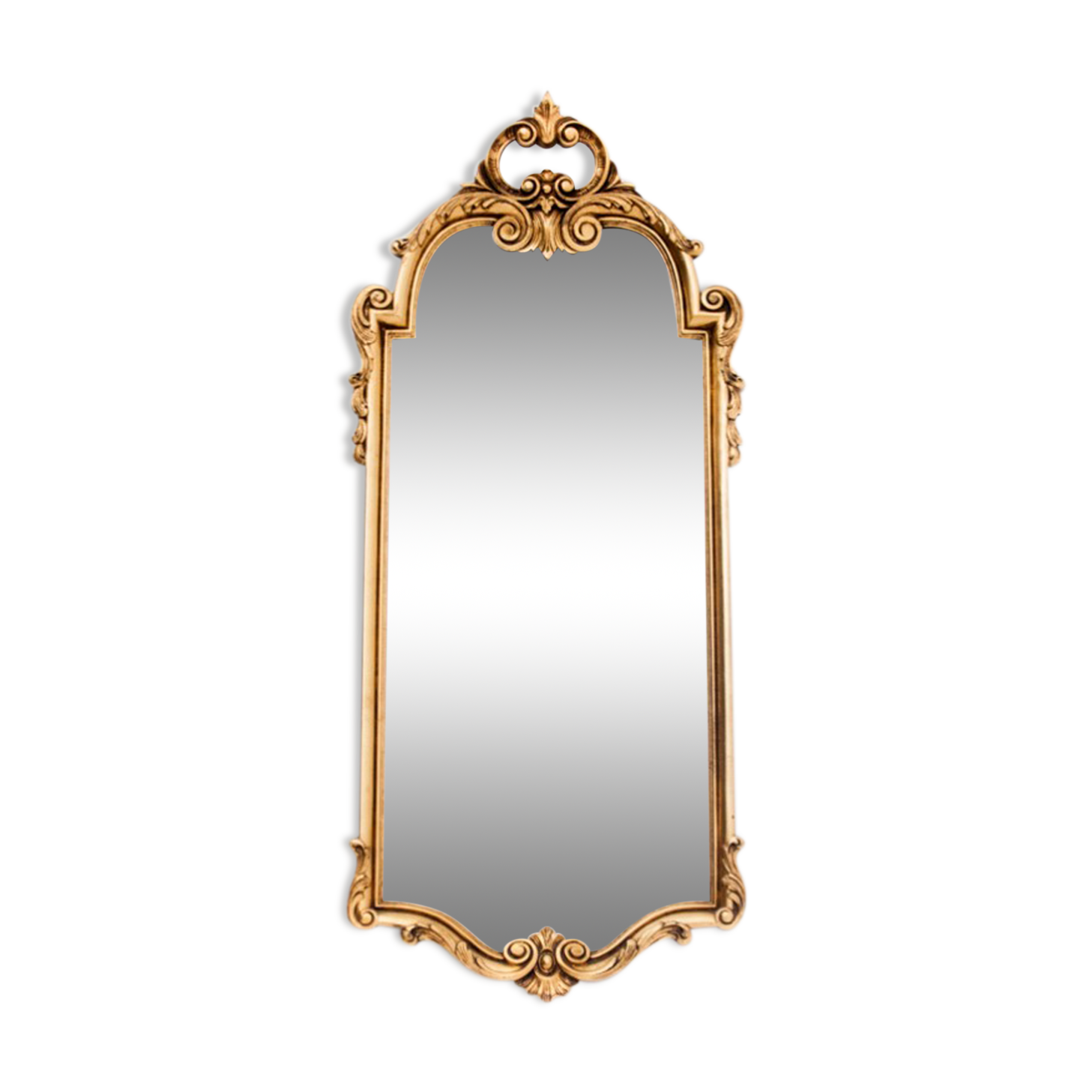 Mirror in a golden frame, Northern Europe, early 20th century.
