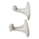 Pair of porcelain hooks