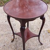 Old rotating pedestal table