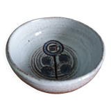 Empty pocket bowl signed Claire Célia Lambert in Dour