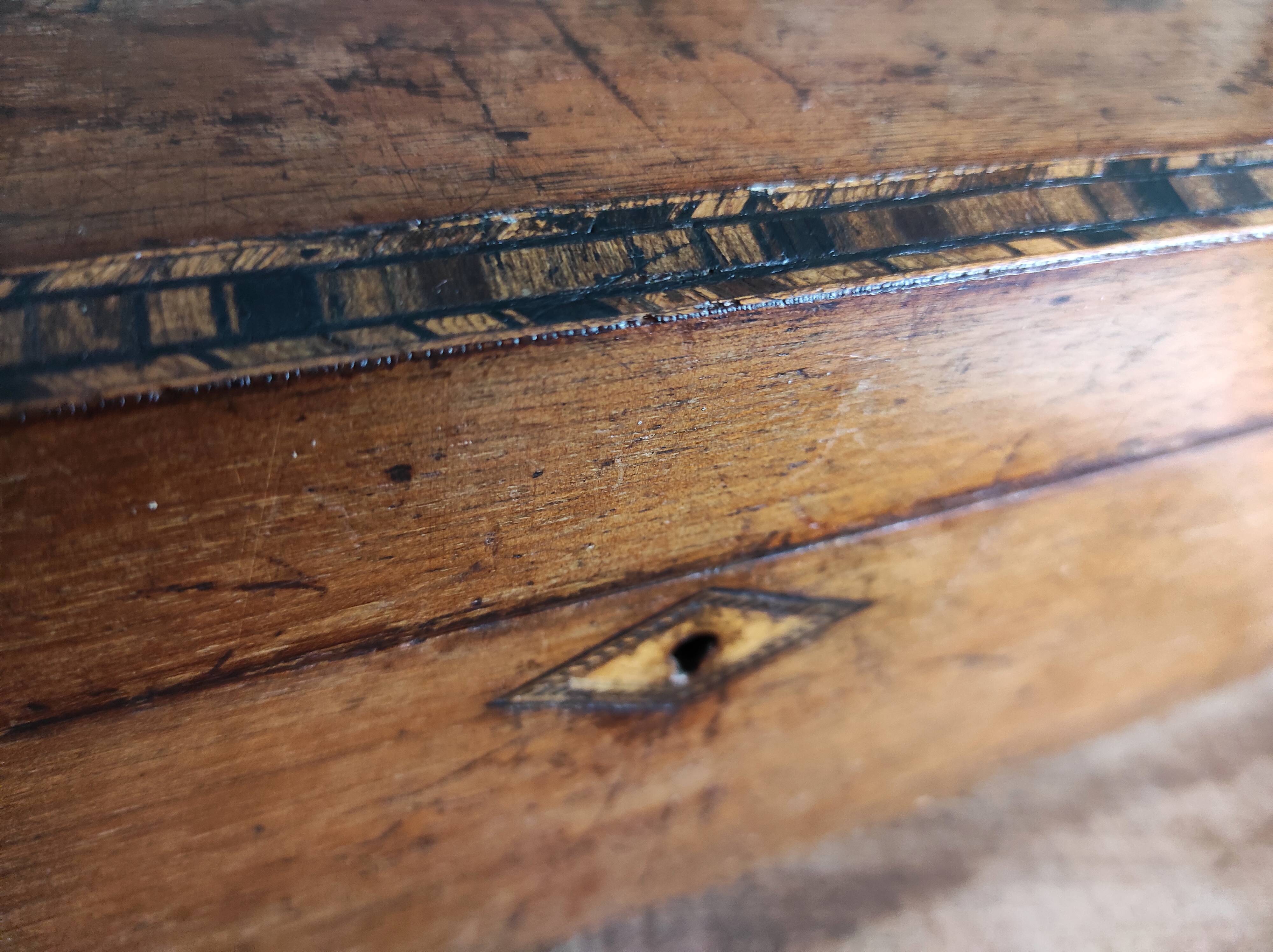 Antique English campaign writing box