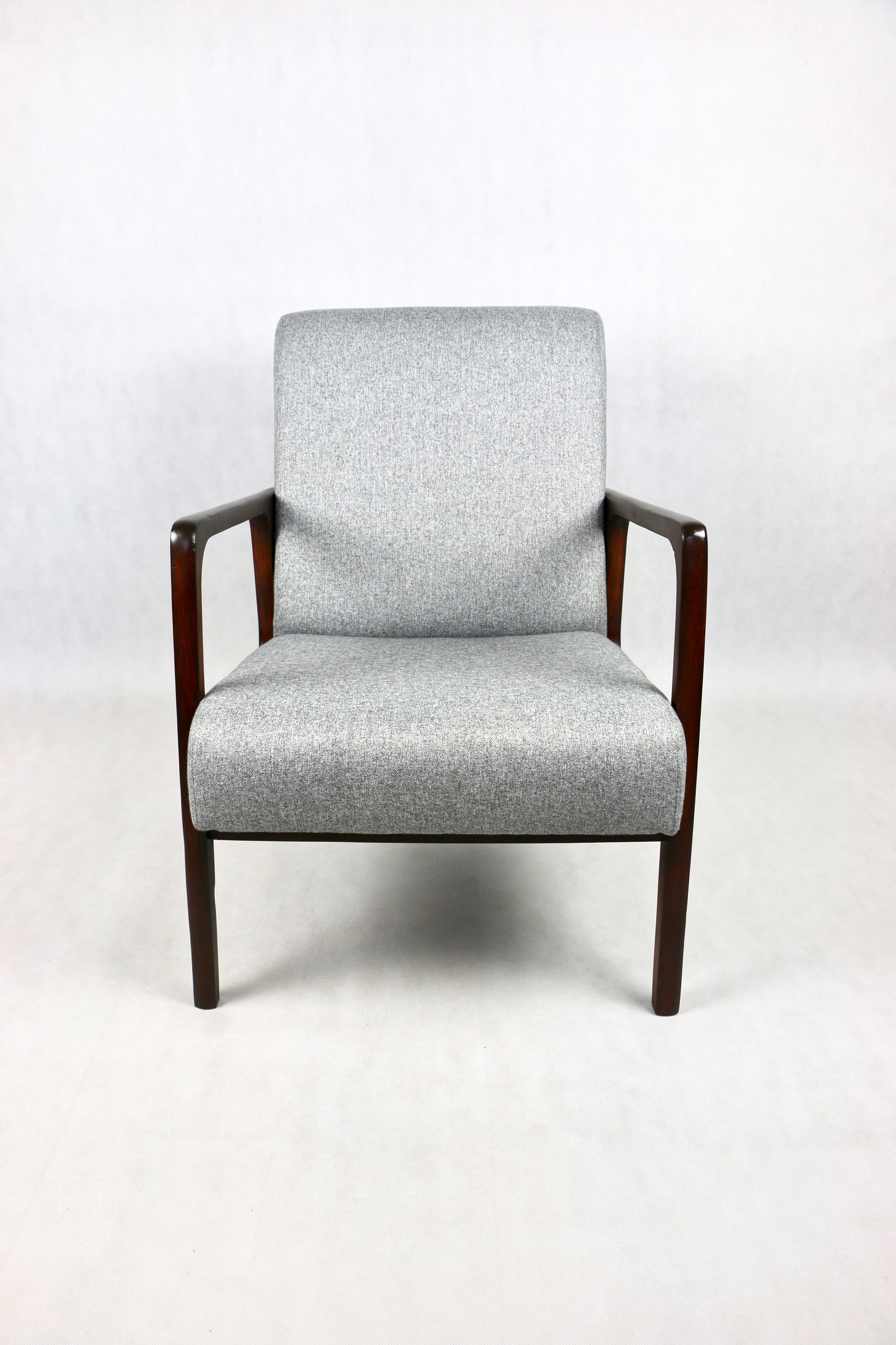 Fauteuil gris, années 1970