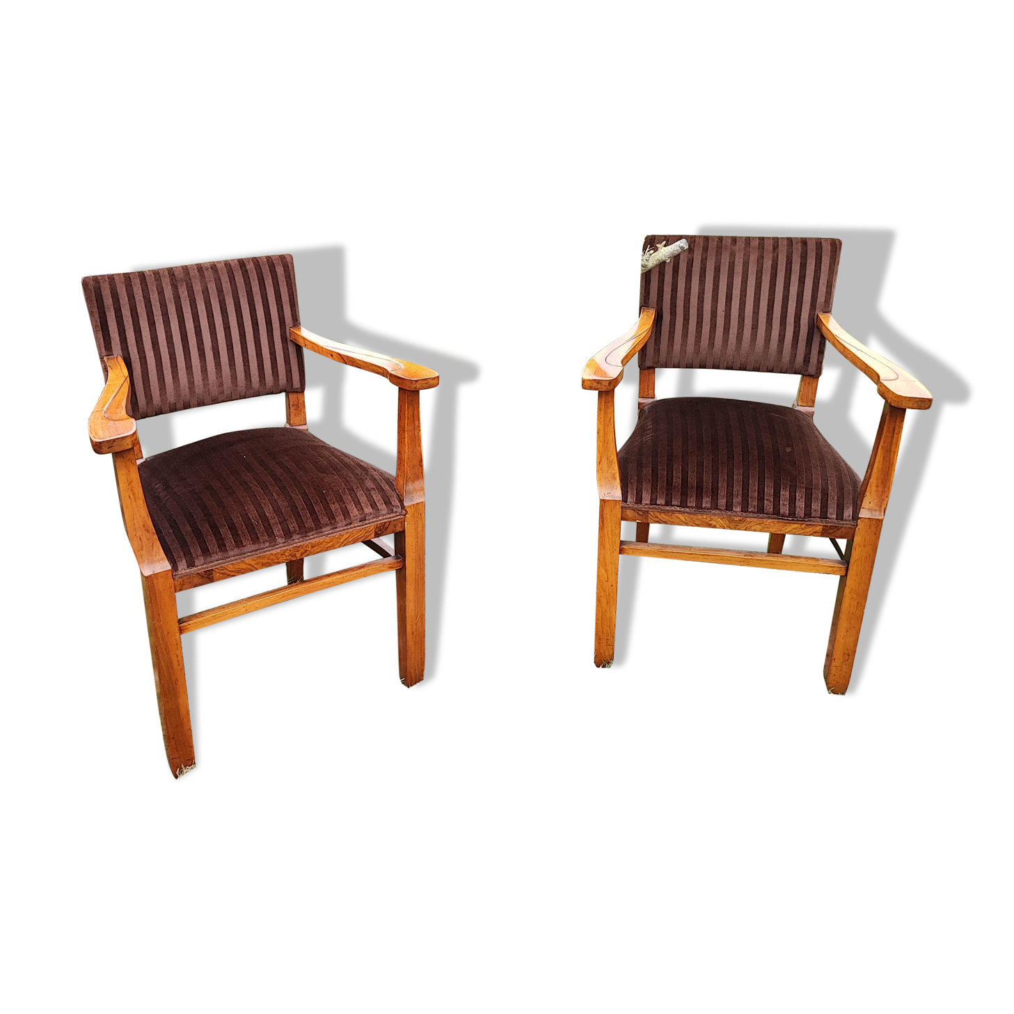 Biedermeier period armchairs