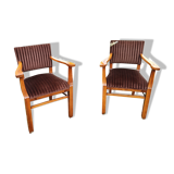 Biedermeier period armchairs
