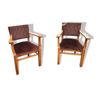 Biedermeier period armchairs