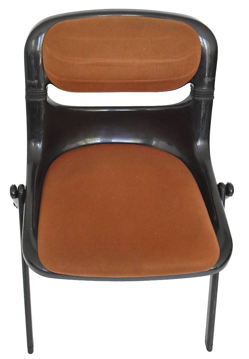 Set of 6 chairs model "Dorsal" by Emilio Ambasz and Giancarlo Piretti.