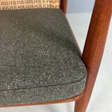 Peter Hvidt& Orla Mølgaard-Nielsen FD146 Cane Back Easy Chair, Denmark