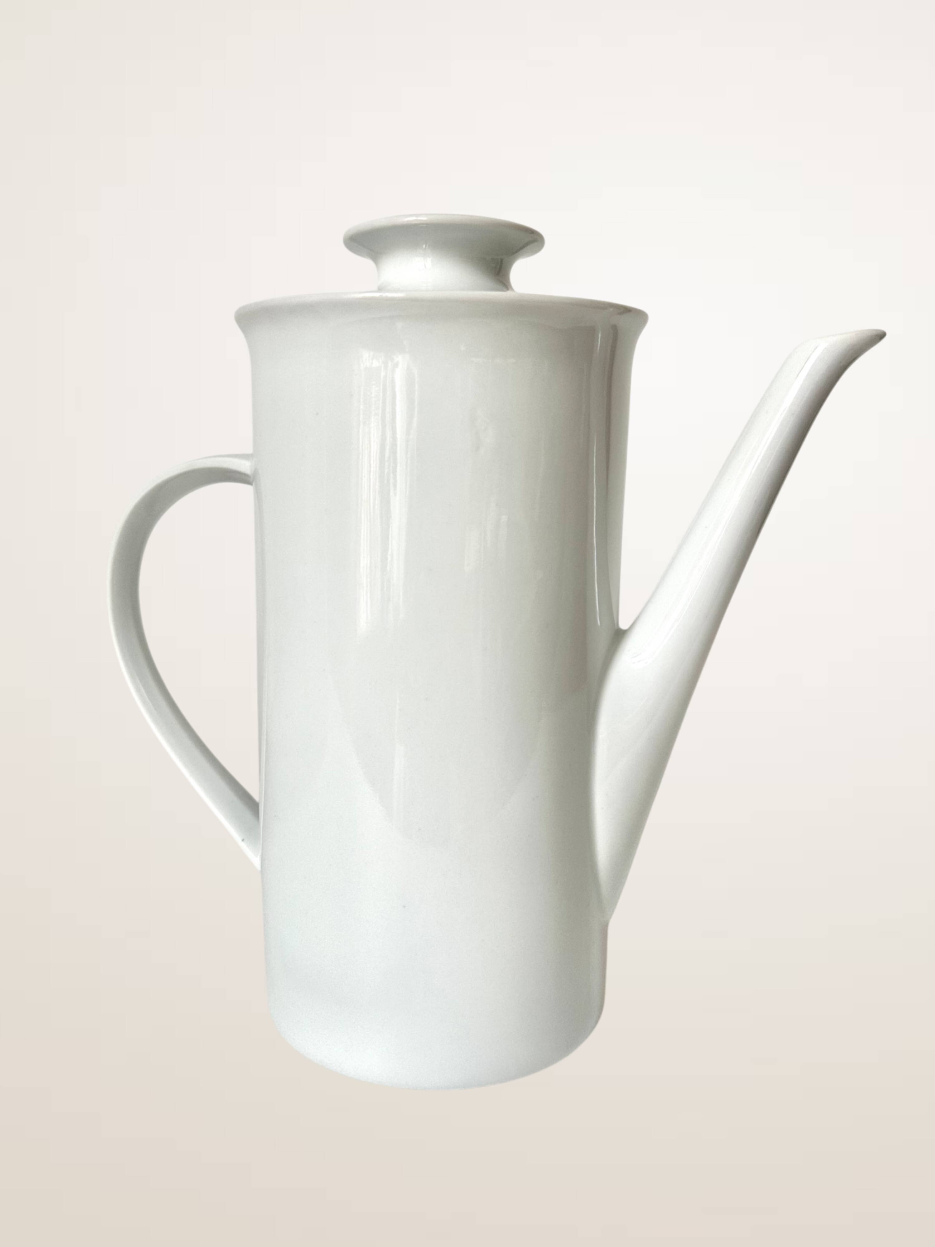 White porcelain coffee pot Rosenthal