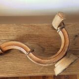 Coat holder vintage light wood