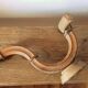 Coat holder vintage light wood