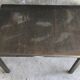 Metal table with drawer, industrial or military.