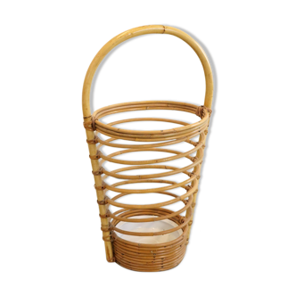 Rattan umbrella stand