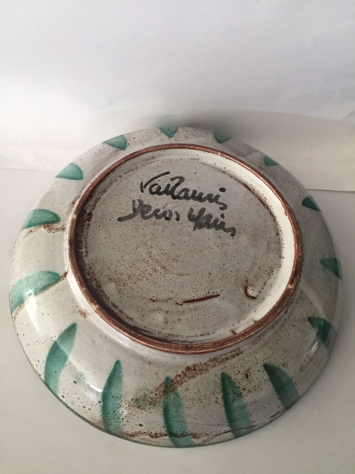 Vallauris decor fish plate