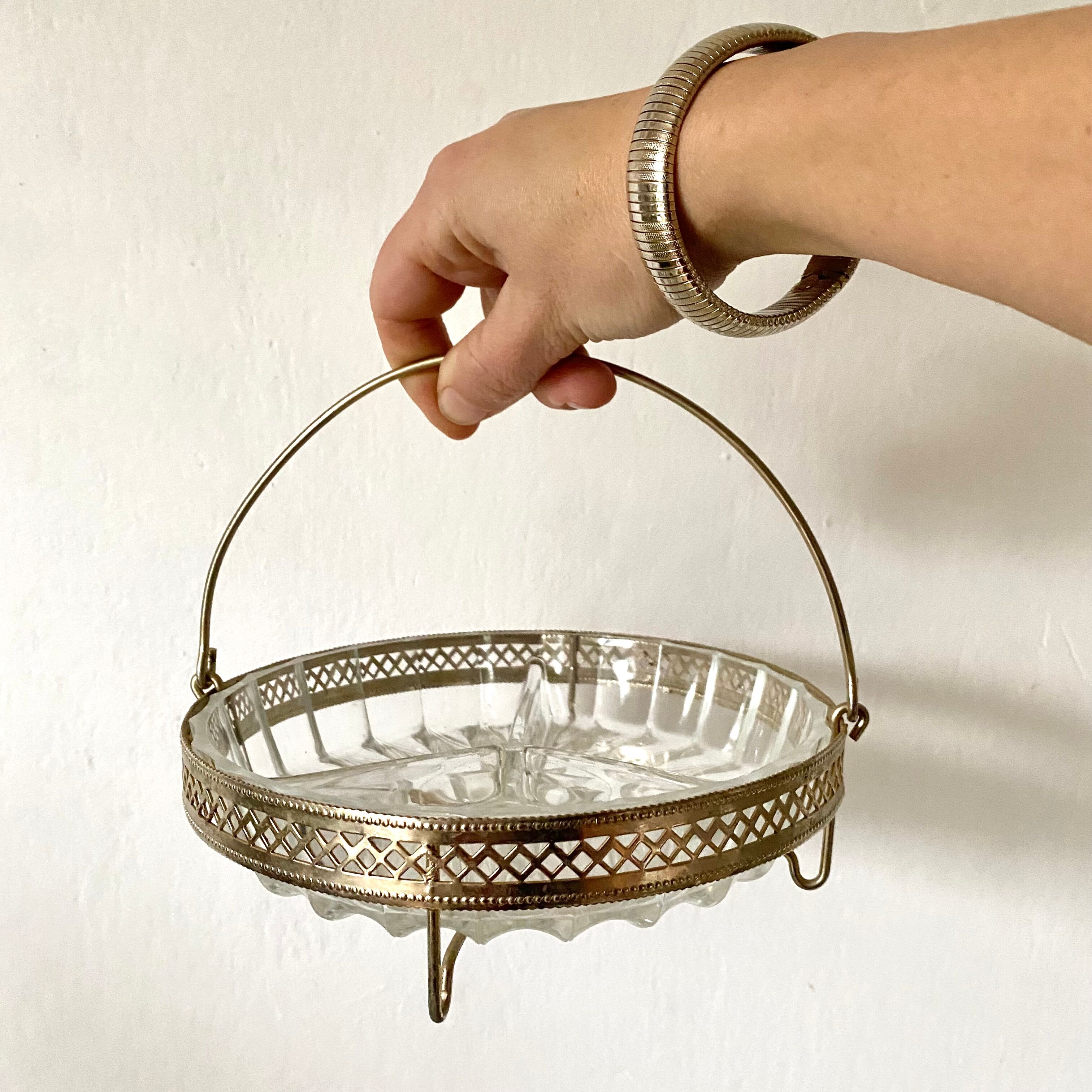 Vintage aperitif serving dish