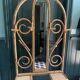 60s bamboo and rattan wardrobe