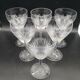 Series of 6 Saint Louis crystal water glasses coli model size 422