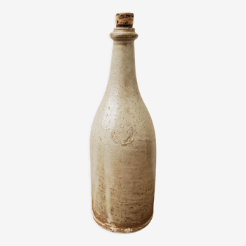 Old large stoneware bottle