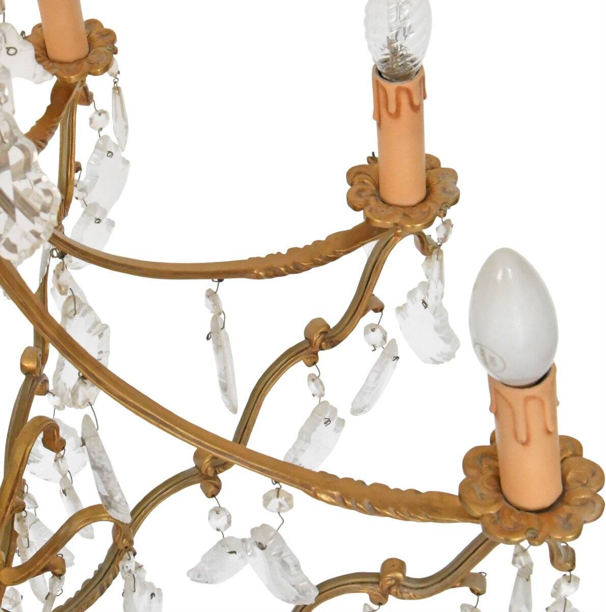 Lustre cage de style Louis XV