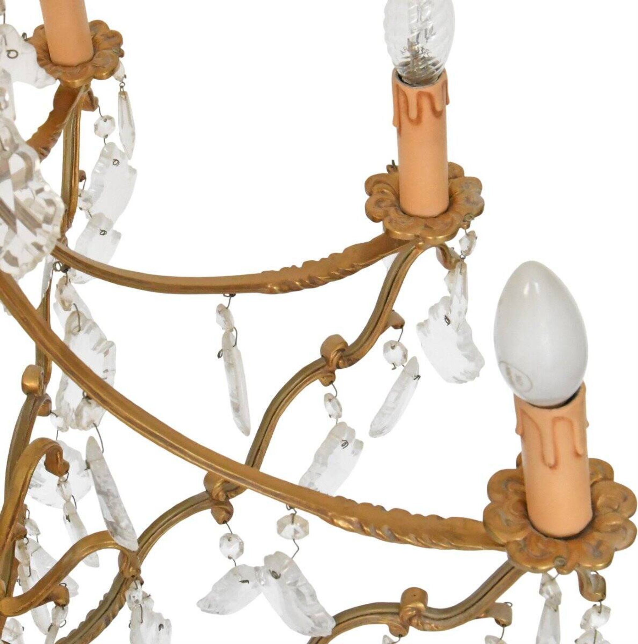 Lustre cage de style Louis XV