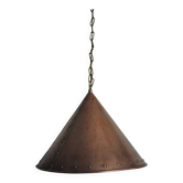 Cone shaped handmade pendant from Denmark, 1970s
