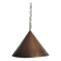 Cone shaped handmade pendant from Denmark, 1970s