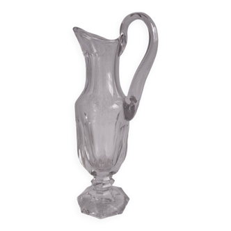 Superb cut crystal jug from the Saint Louis house, model Ch.