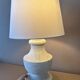 Vintage stone table lamp