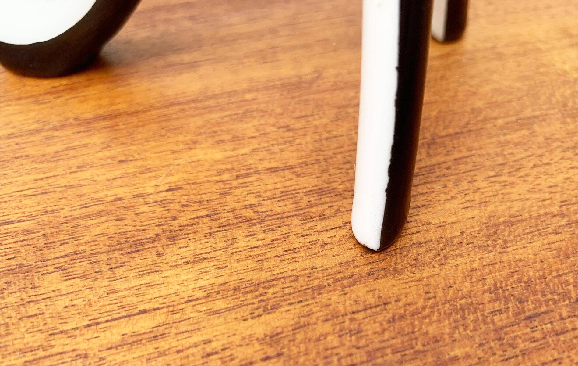 Sculptural porcelain vase from mid-century Germany by Lindner.