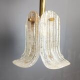 Vintage pendant light by Glashutte limburg, 1960s