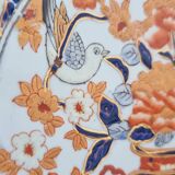 Imari-style porcelain plate, hand-painted, Japan, mid-20th century.