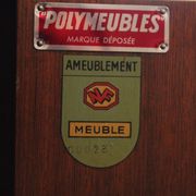 Pair of Polymeubles cabinets David series B, 1958