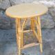 Tabouret en rotin vintage
