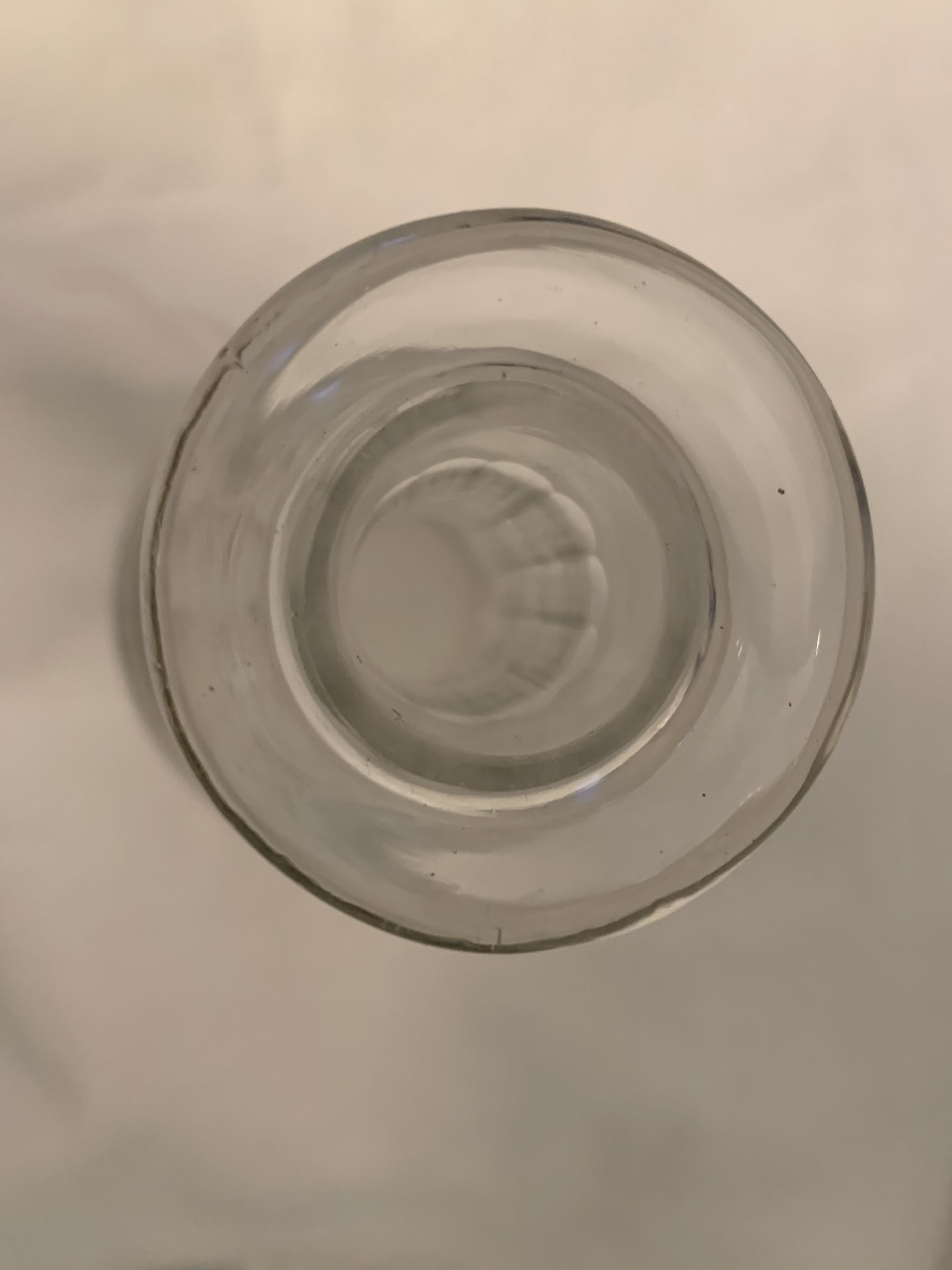 Set of 4 glasses and 1 carafe model Mirabeau early twentieth century