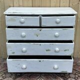 Victorian chest of drawers nineteenth in fir