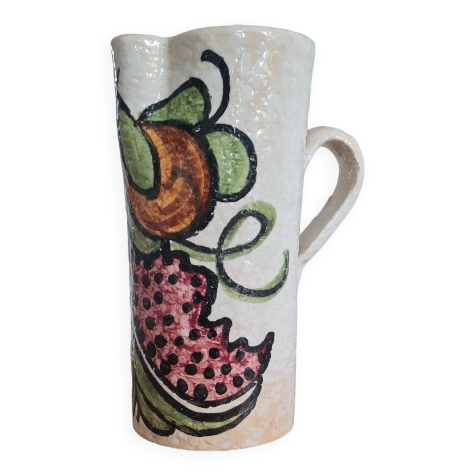 Talavera ceramic pitcher Mexico 1960