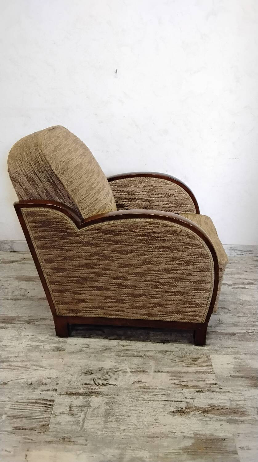Art Deco reclining armchair with mf system Sint Étienne