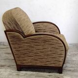 Art Deco reclining armchair with mf system Sint Étienne