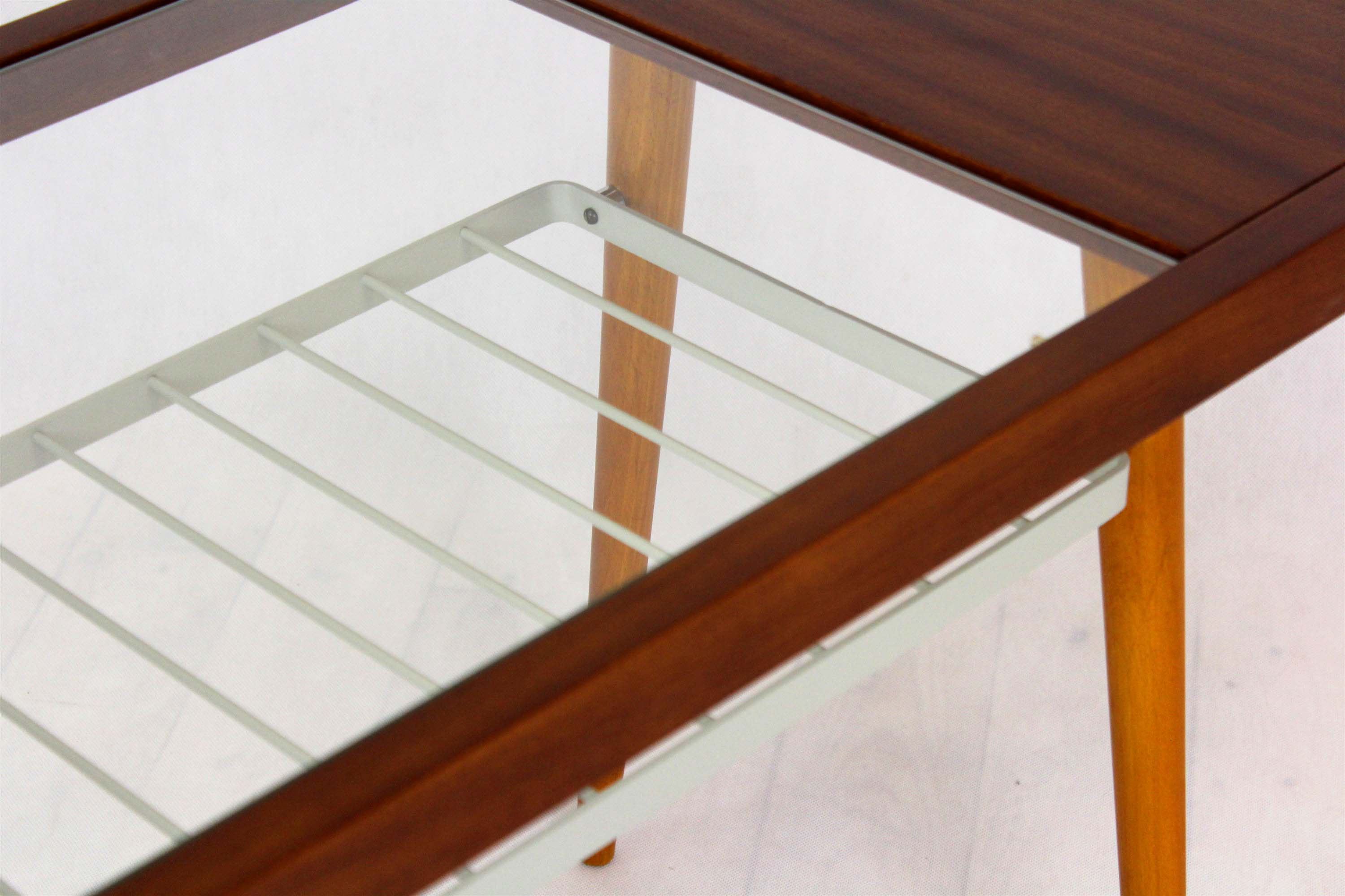 Glass top coffee table from Jitona, 1960