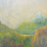 Oil landscape on canvas
