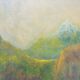 Paysage à l'huile sur toile