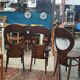 Set de 3 chaises bistrot modèle  mouette de baumann