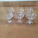 Coupelles anciennes en verre
