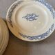 Ensemble 6 assiettes 22cm, 7 assiettes 23cm et compotière, Terre de fer