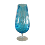 Light blue glass vintageform vase