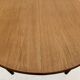 Table ronde extensible en teck scandinave vintage 1960